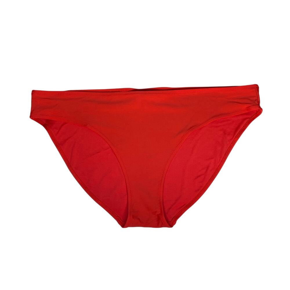 Aerie Full Coverage Classic Bikini Swim Bottom Solid Red Plus Size XXL Beach
